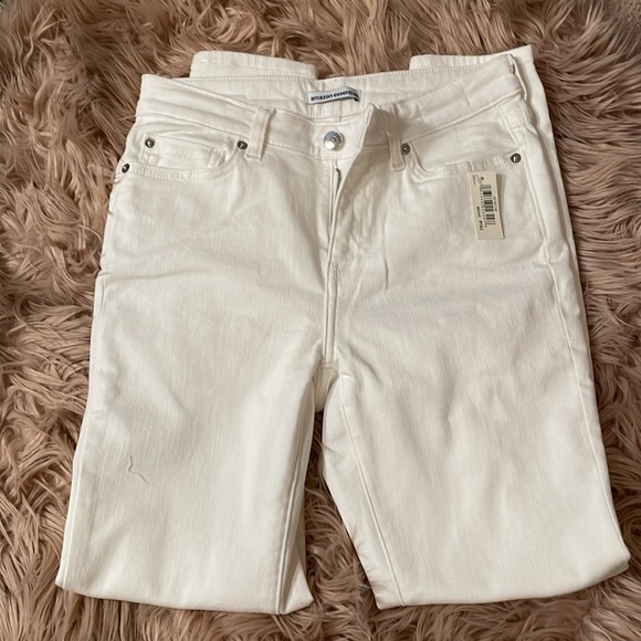 Jeans White Skinny New Size 2 Petite - Picture 2 of 11